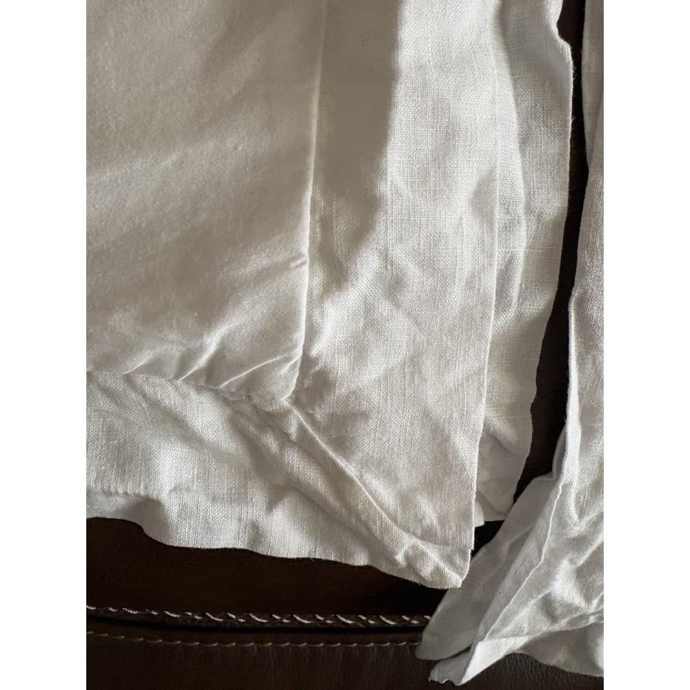 Pottery Barn 20x26 Size Pillow Sham Set Of 2 Cotton White